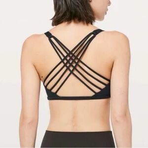 Lululemon Free to be wild sports bra - black - 4